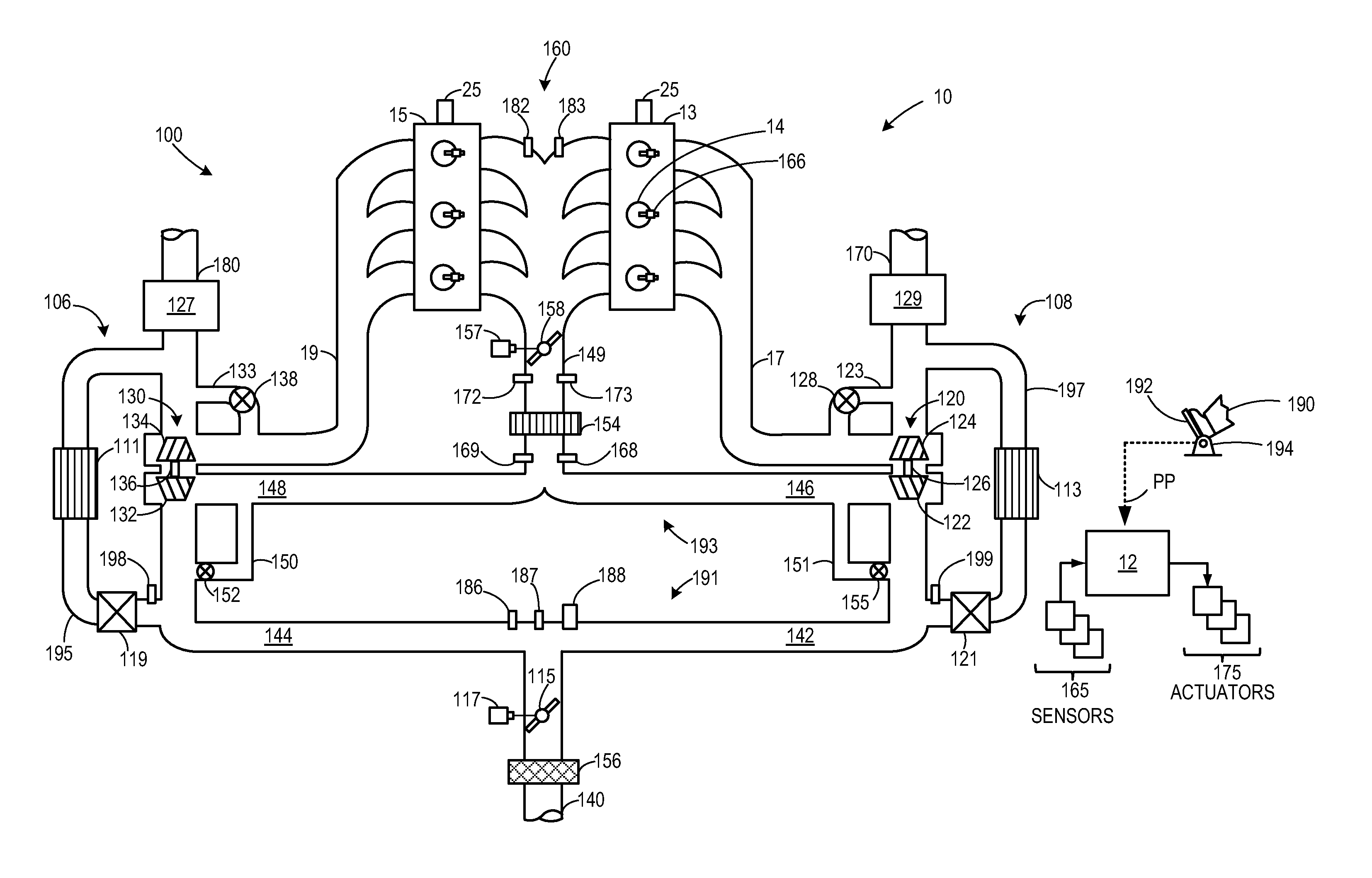 Methods and systems for low-pressure exhaust gas recirculation