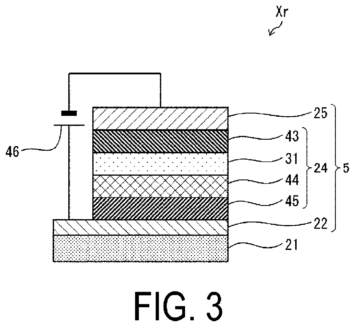 Light emitting element and display device using same