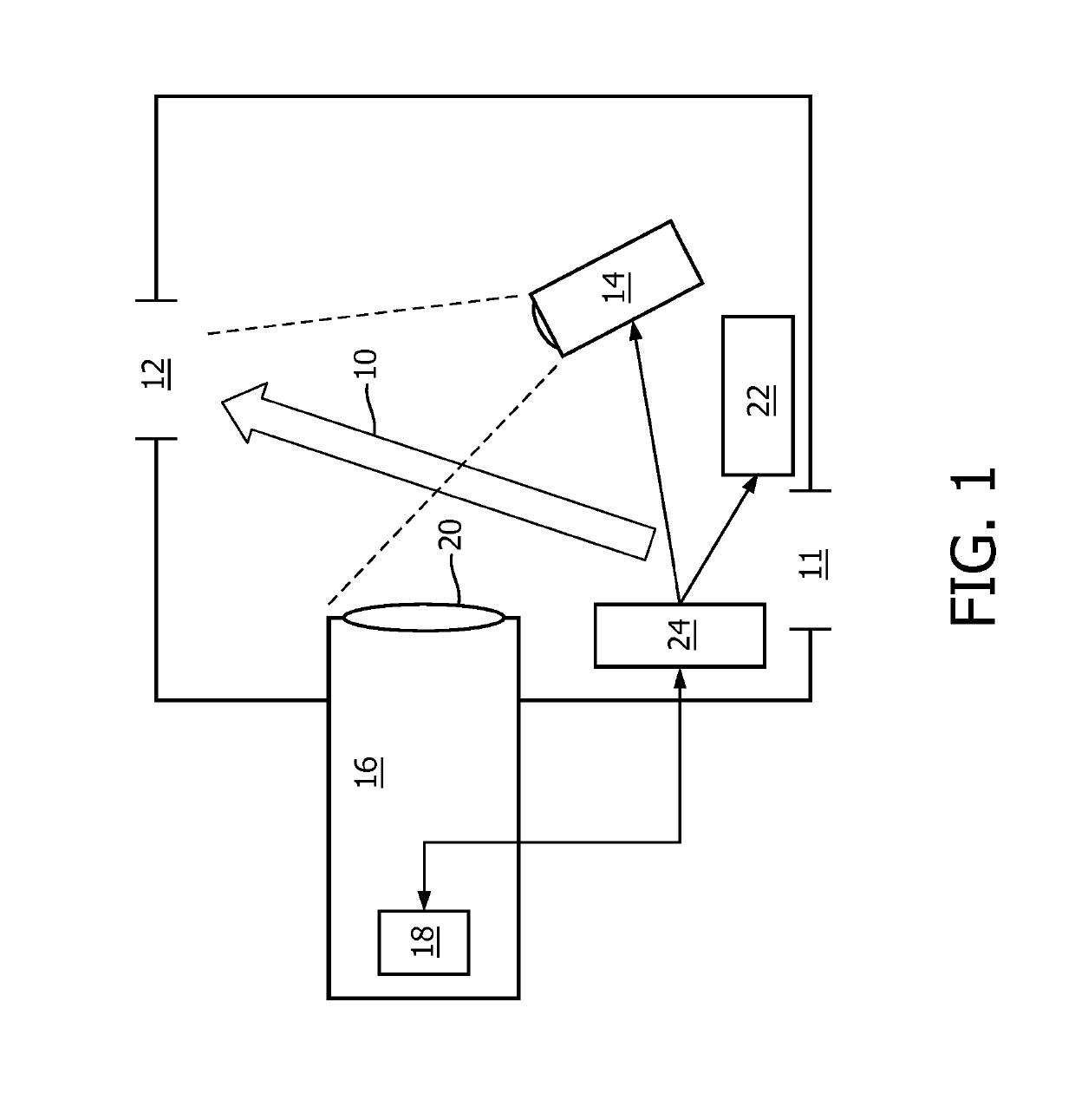 Optical particle sensor and sensing method