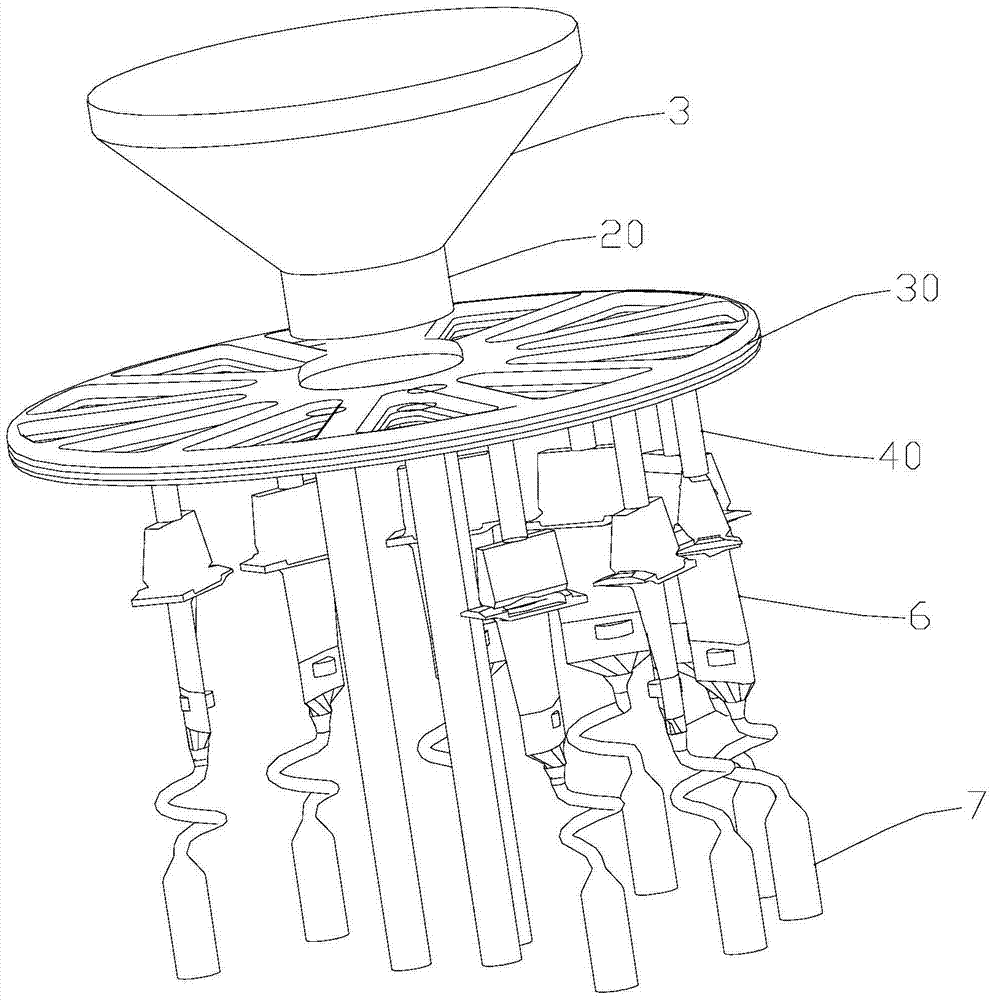 Bottom pouring system