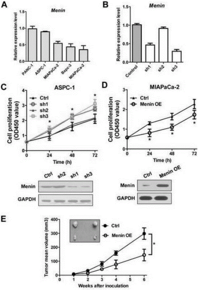 Application of Menin factor