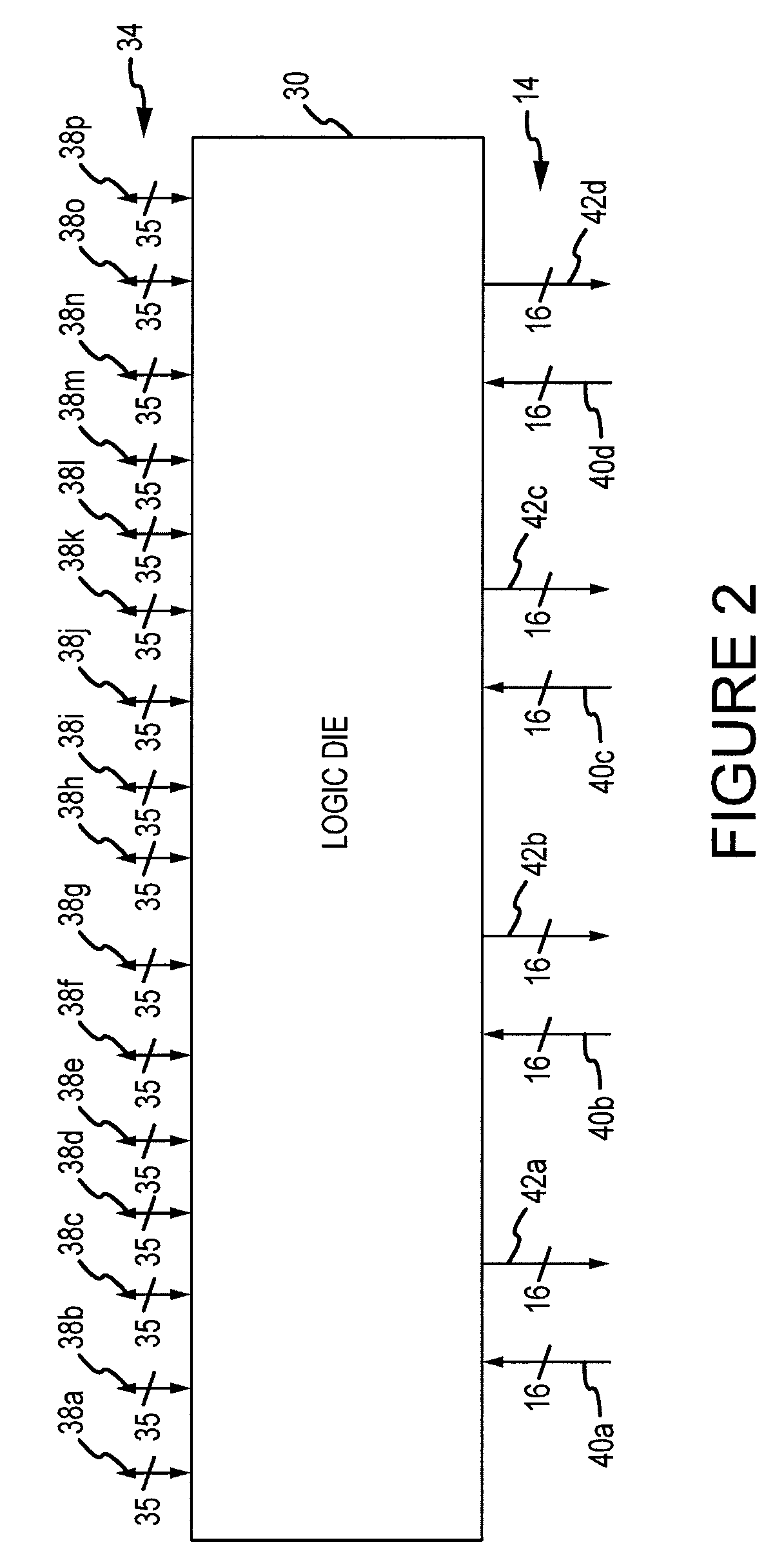 Memory system and method using a memory device die stacked with a logic die using data encoding, and system using the memory system
