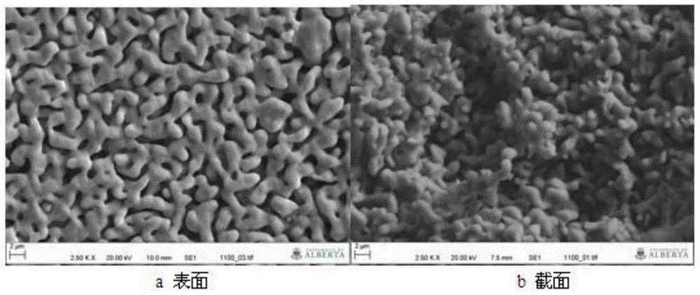 Method for preparing porous chromium carbide by using reaction sintering process