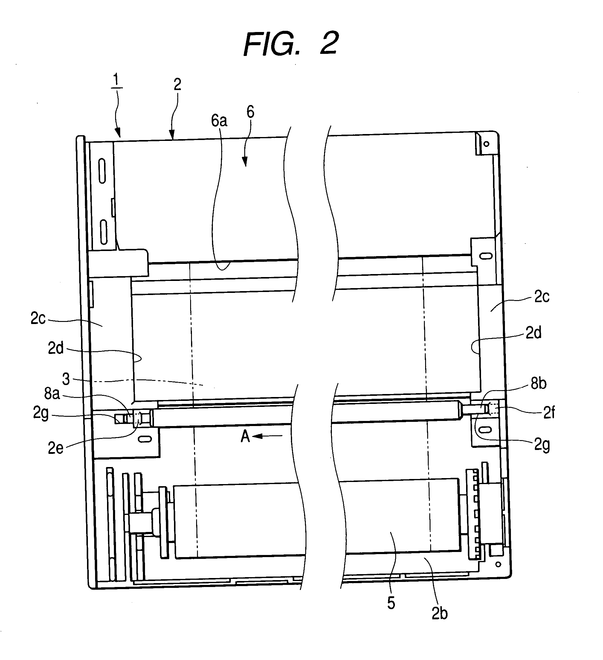 Ribbon cassette for thermal transfer printer