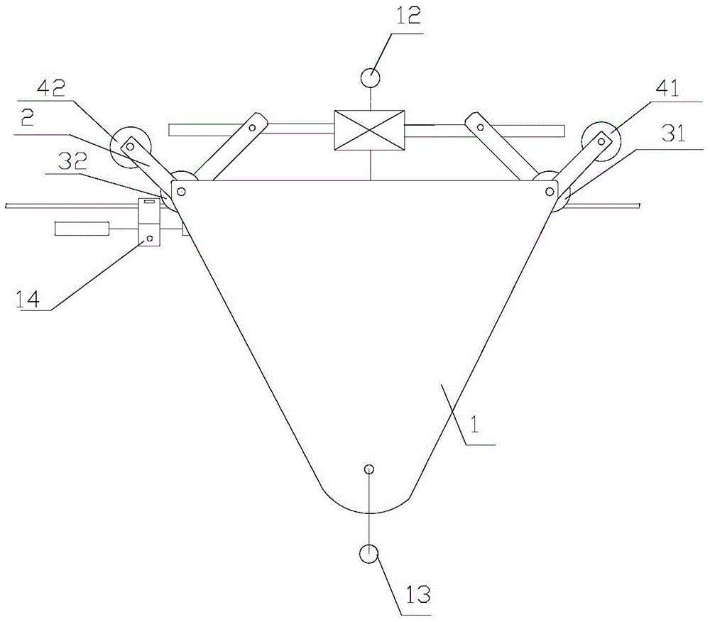 Automatic device and crossing method for anti-vibration hammer across high-voltage transmission line lightning protection line