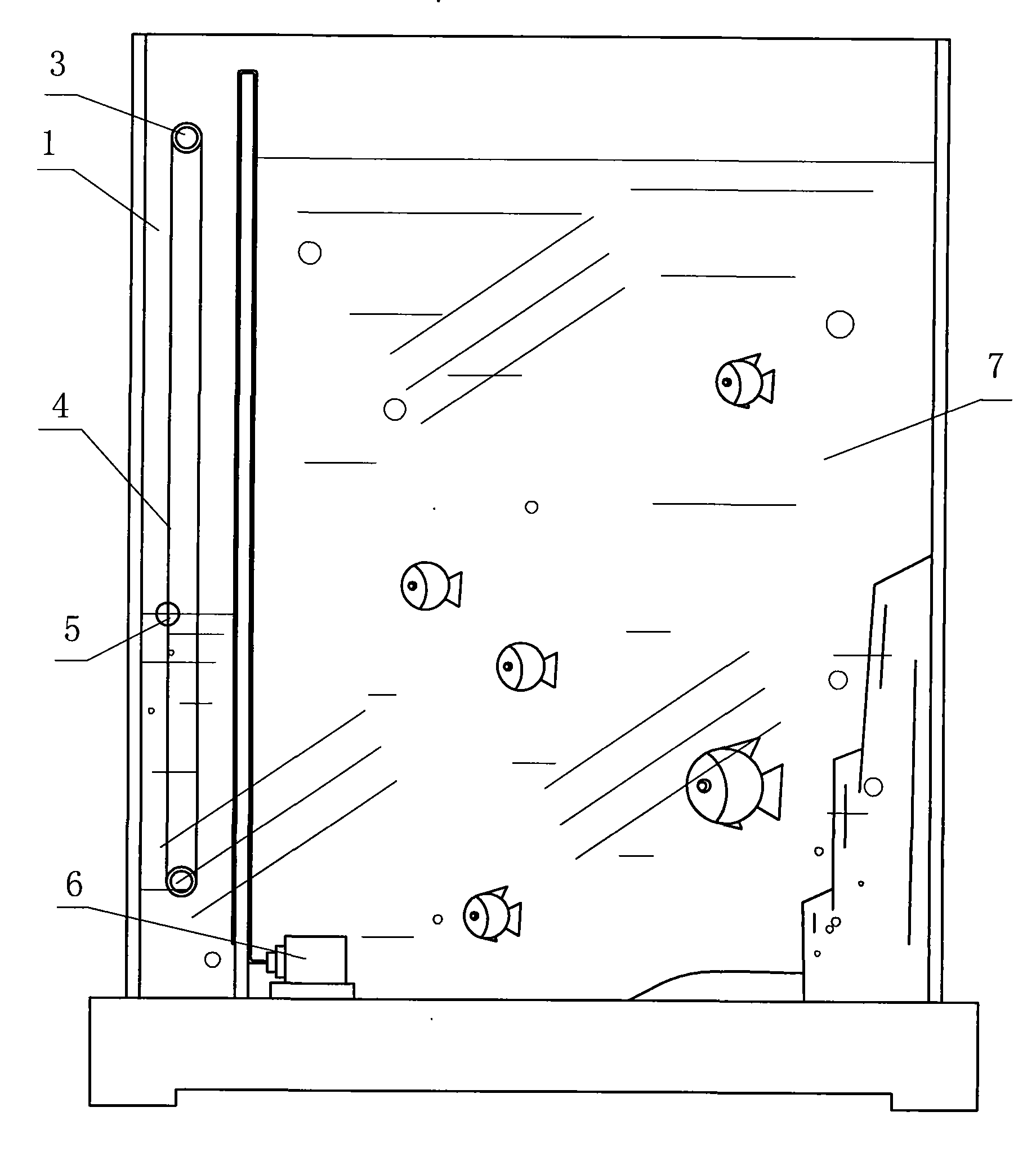 Liquid-level type buoyancy world clock