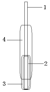 Rare earth/rare earth carbonate-based solid carbonate electrode and preparation method thereof