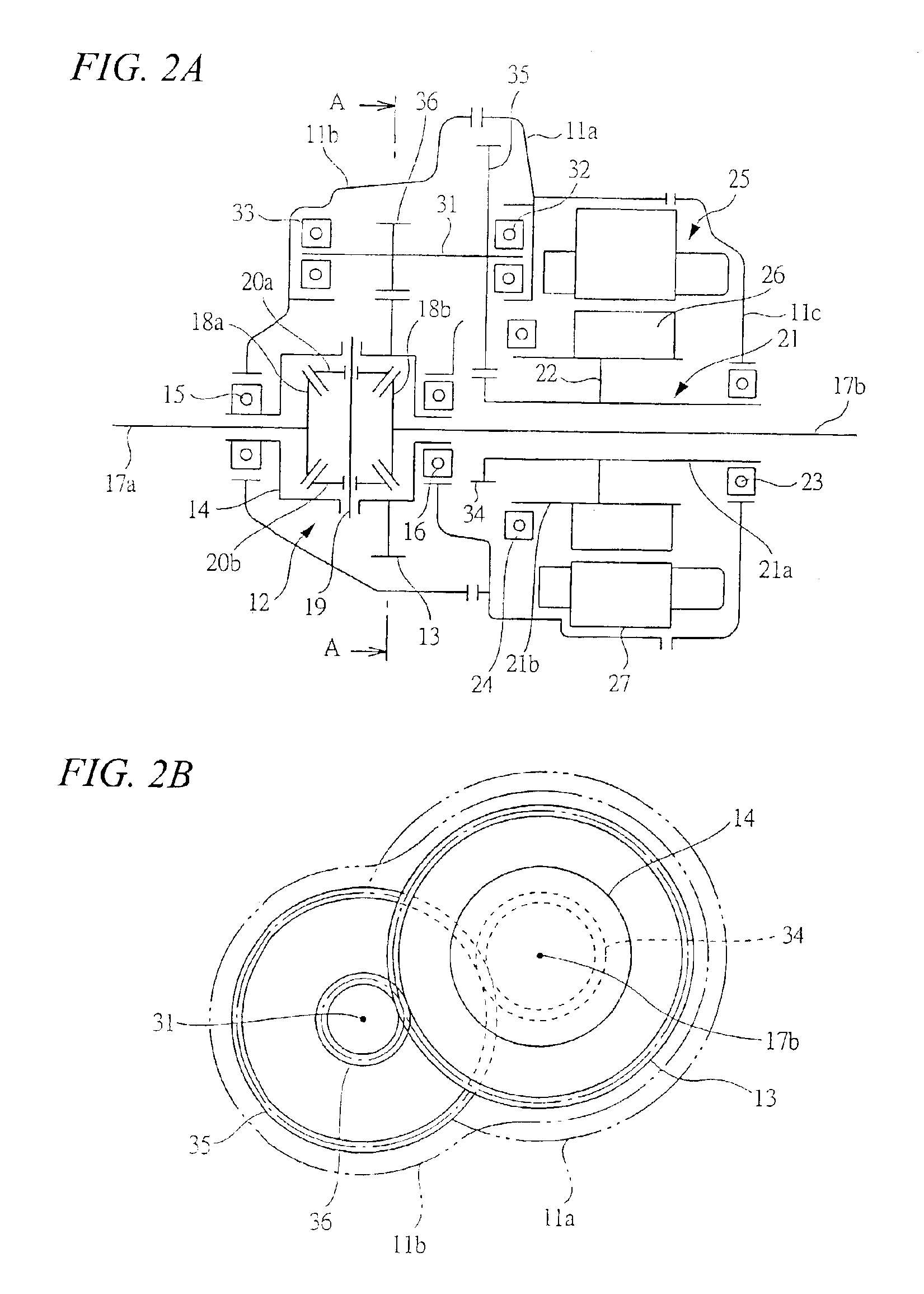 Driving apparatus for vehicle
