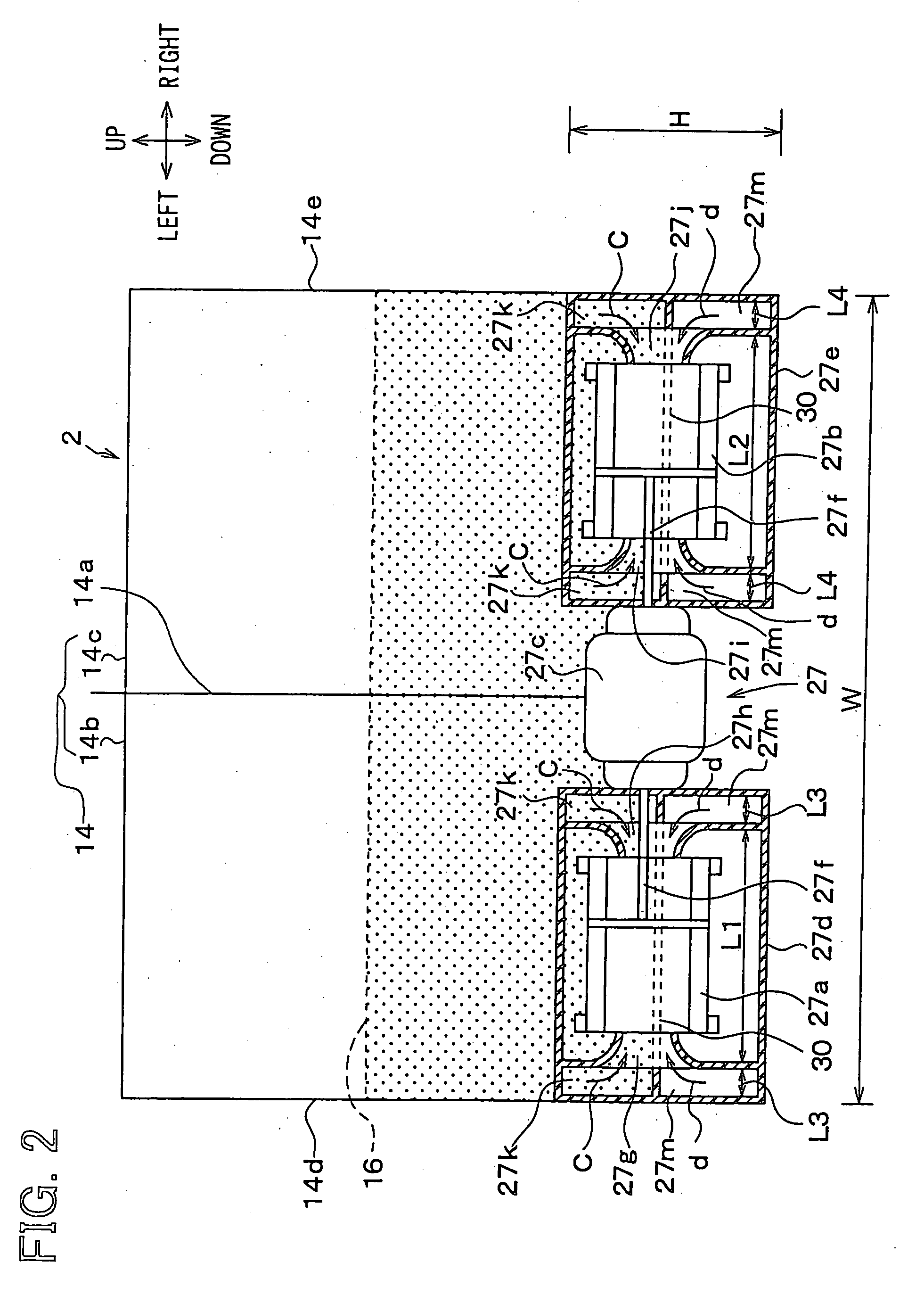 Vehicle air conditioner with automatic control of main blower and sub-blower