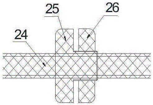 Electrode system and method applicable to multi-size insulating cardboard breakdown strength tests