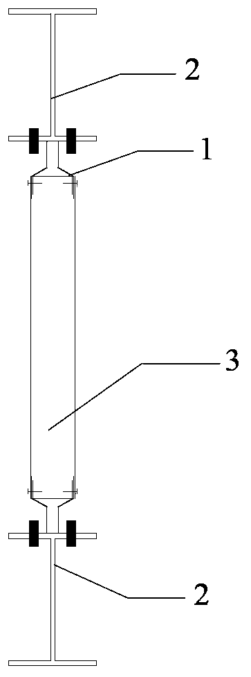 A connector for keel type composite shear wall