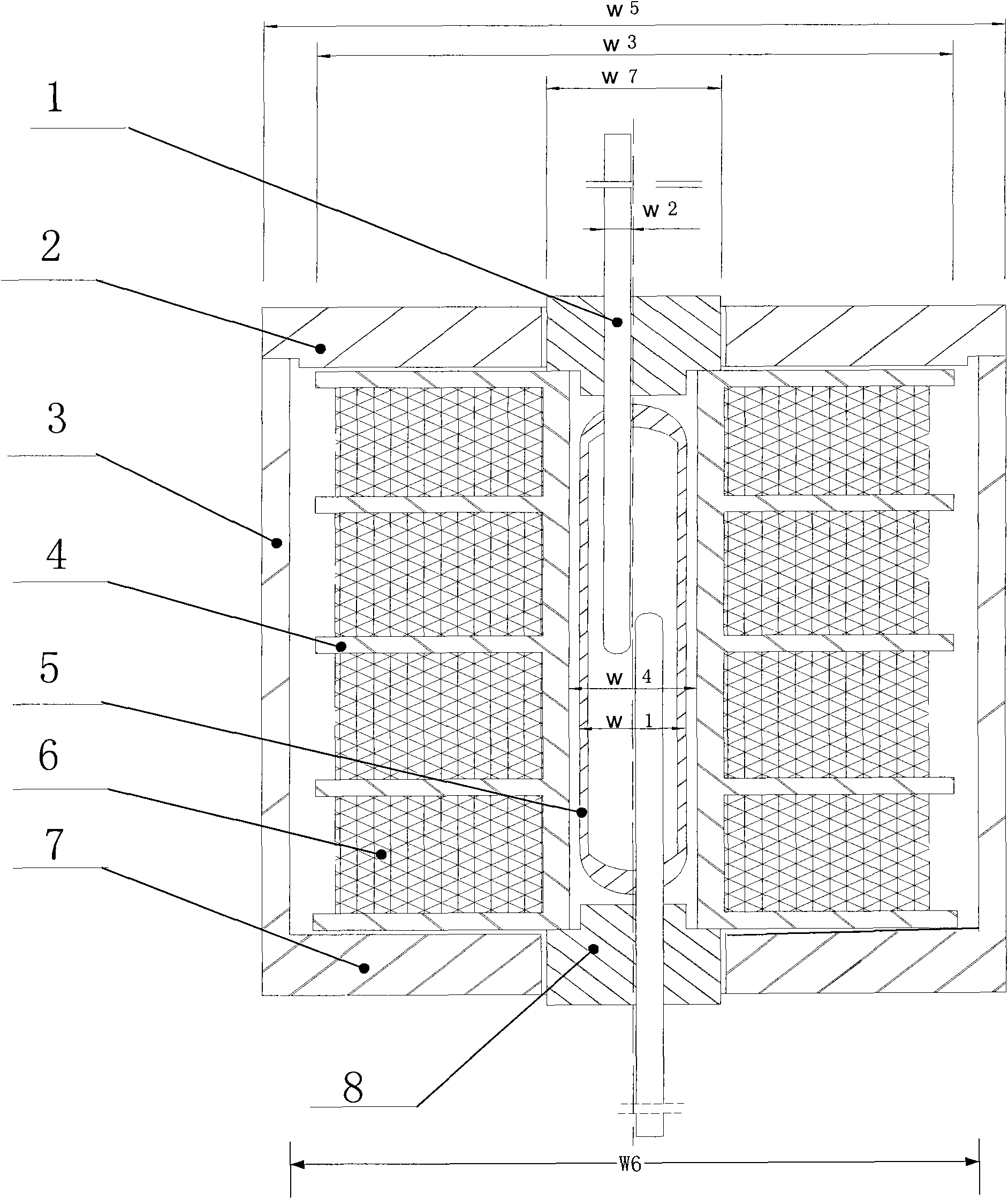 Three-terminal modulator for lower-frequency modulating type radiometer receiver