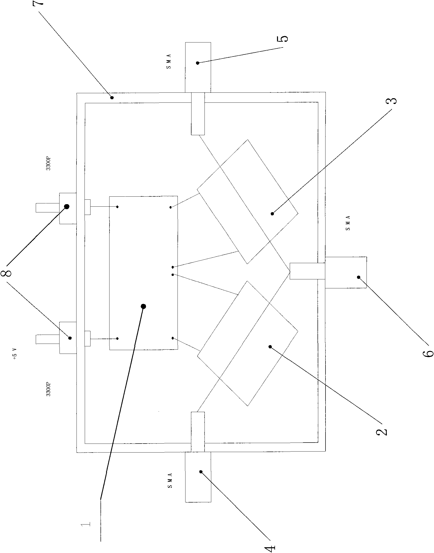 Three-terminal modulator for lower-frequency modulating type radiometer receiver