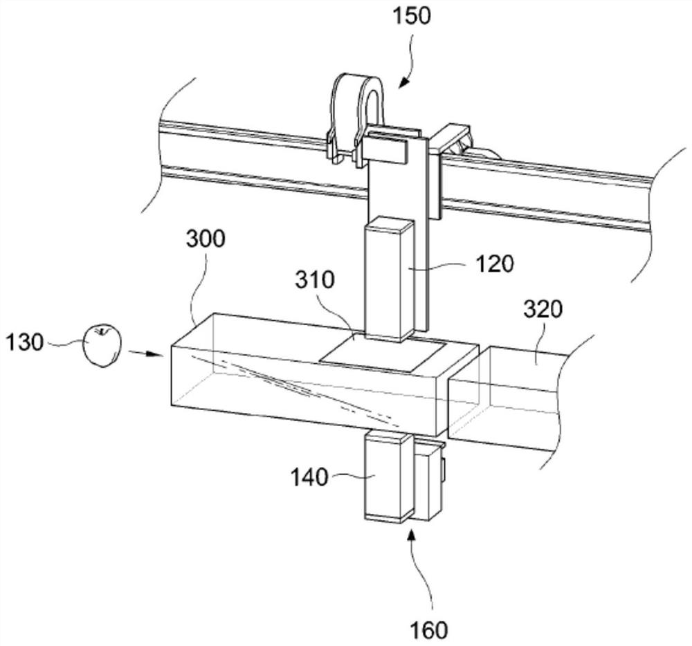 High-resolution inspection device using bezier beam