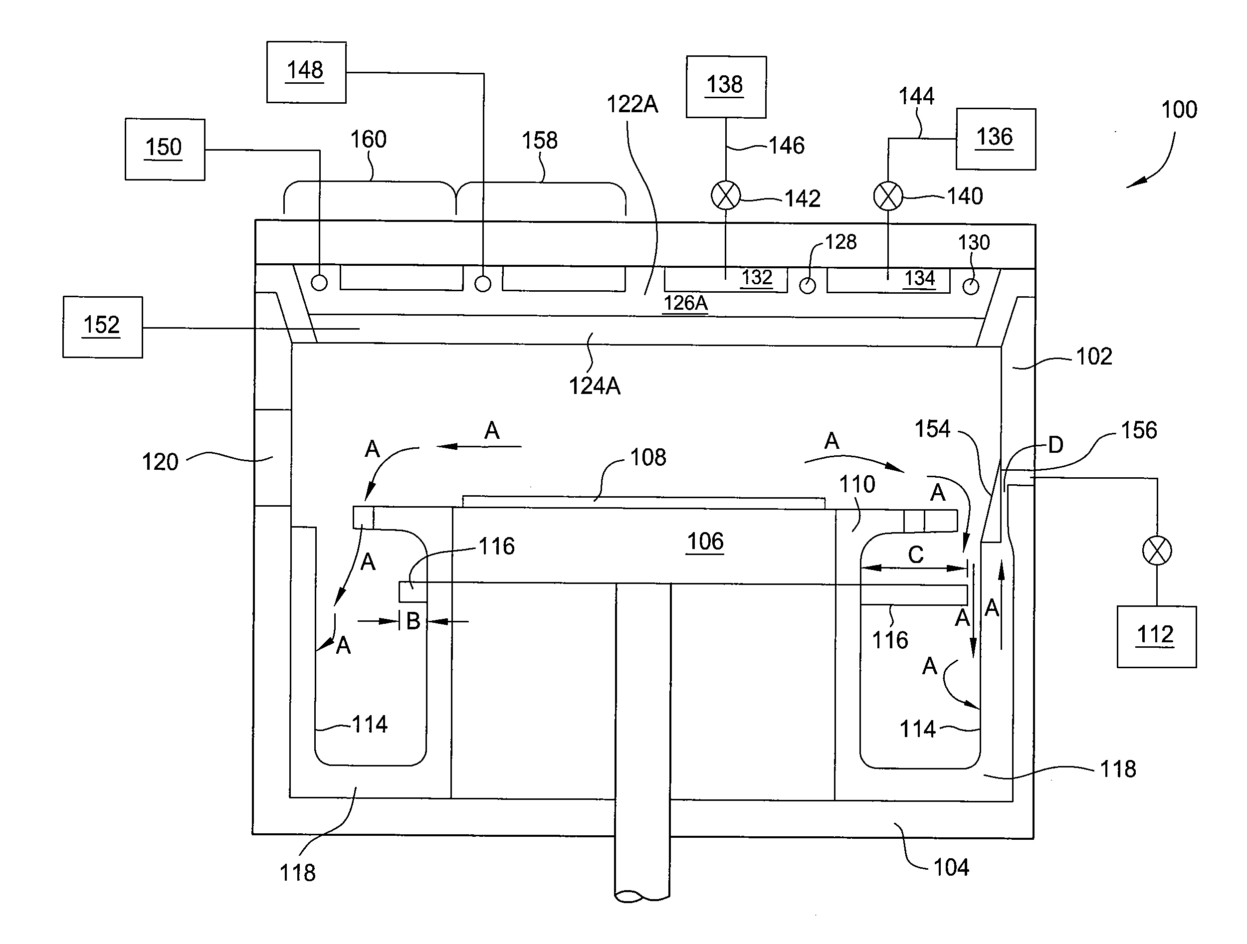 Showerhead insulator and etch chamber liner