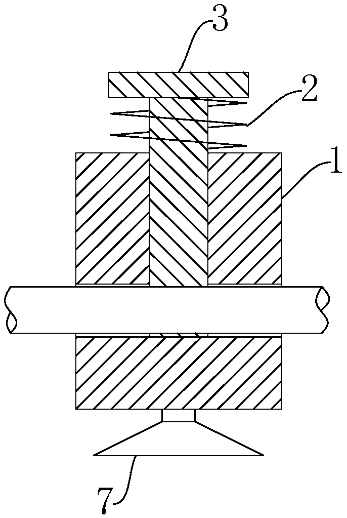 Network cable fixing clamp