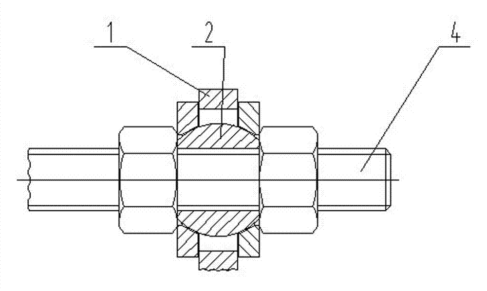 Combined-type powdered coal pipeline compensation device