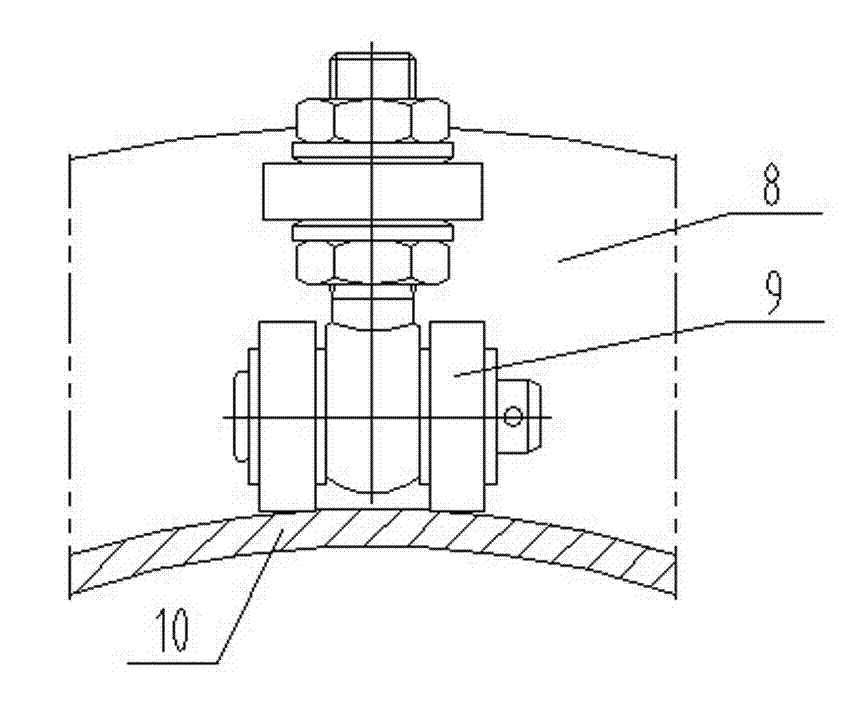 Combined-type powdered coal pipeline compensation device