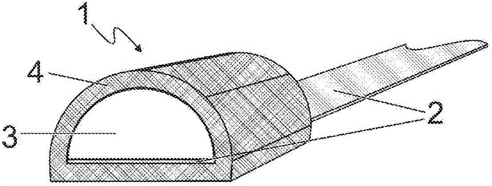 Device for introducing a force into tension members made of fiber-reinforced plastic flat strip lamella