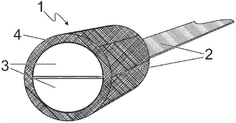 Device for introducing a force into tension members made of fiber-reinforced plastic flat strip lamella