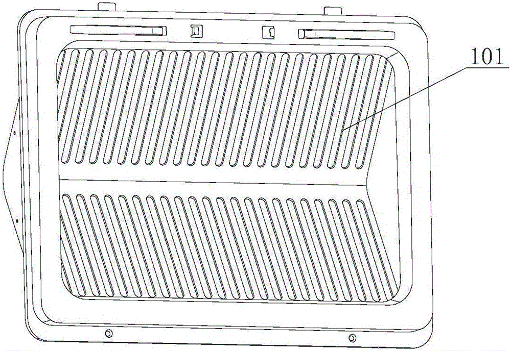 Range hood provided with multi-layer purifying and adsorbing device