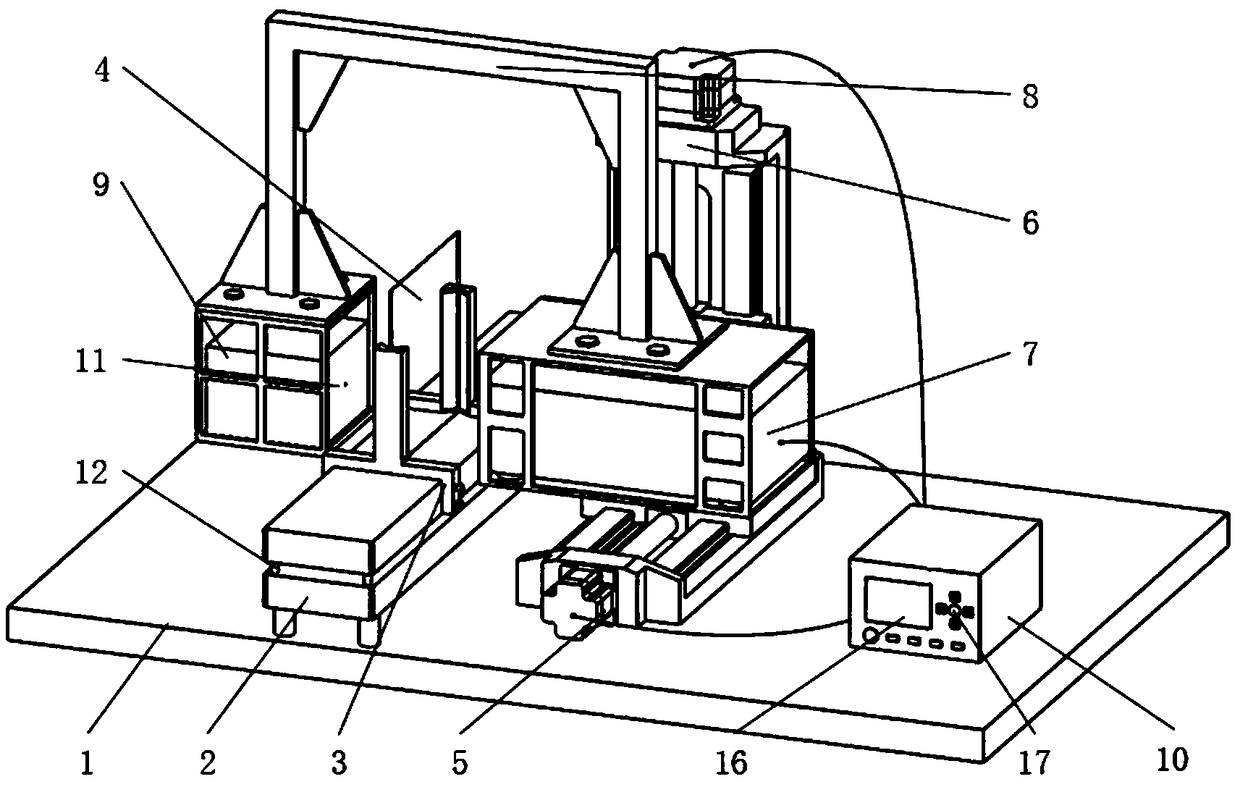 System for measuring frequency conversion efficiency of laser frequency doubling crystal and performance characterizing method