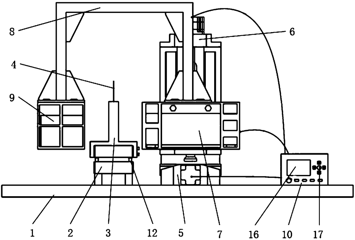 System for measuring frequency conversion efficiency of laser frequency doubling crystal and performance characterizing method