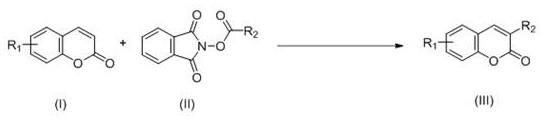 A kind of synthetic method of C-3 alkyl substituted coumarin derivatives