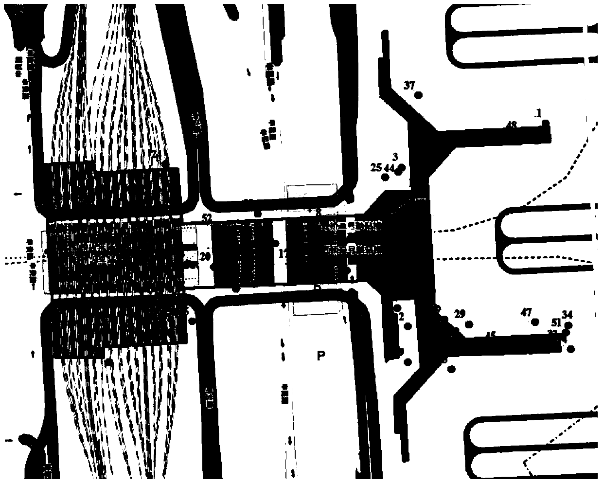 A real-time monitoring method of passenger flow in integrated passenger transport hub based on mobile phone positioning data