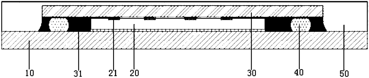 Chip package structure and chip package method