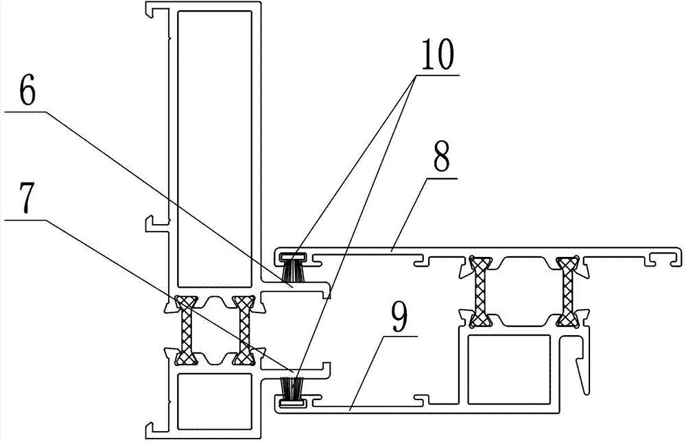 Novel push-and-pull sealing structure