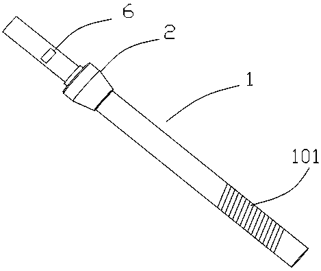 Expanding core clamp capable of reducing workpiece inner wall damage and using method thereof