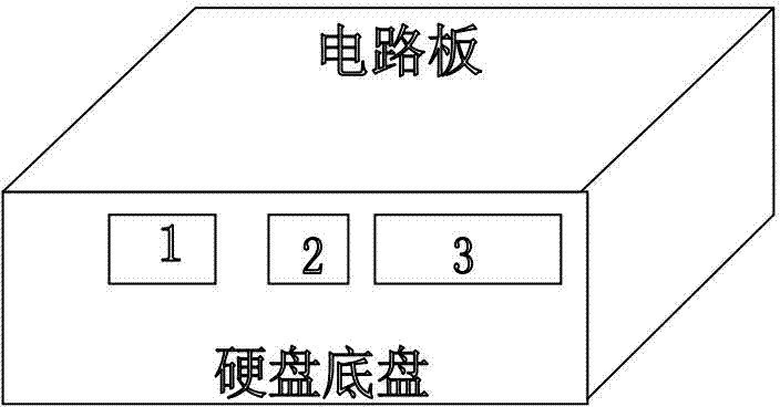 Detecting device and detecting method for western digital hard disk circuit board