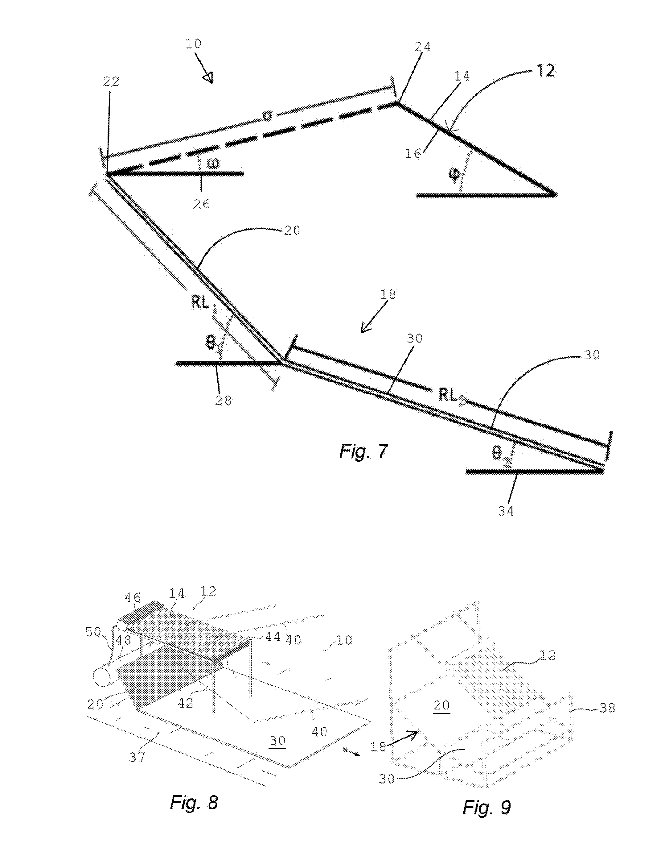 Solar energy collection apparatus and design method