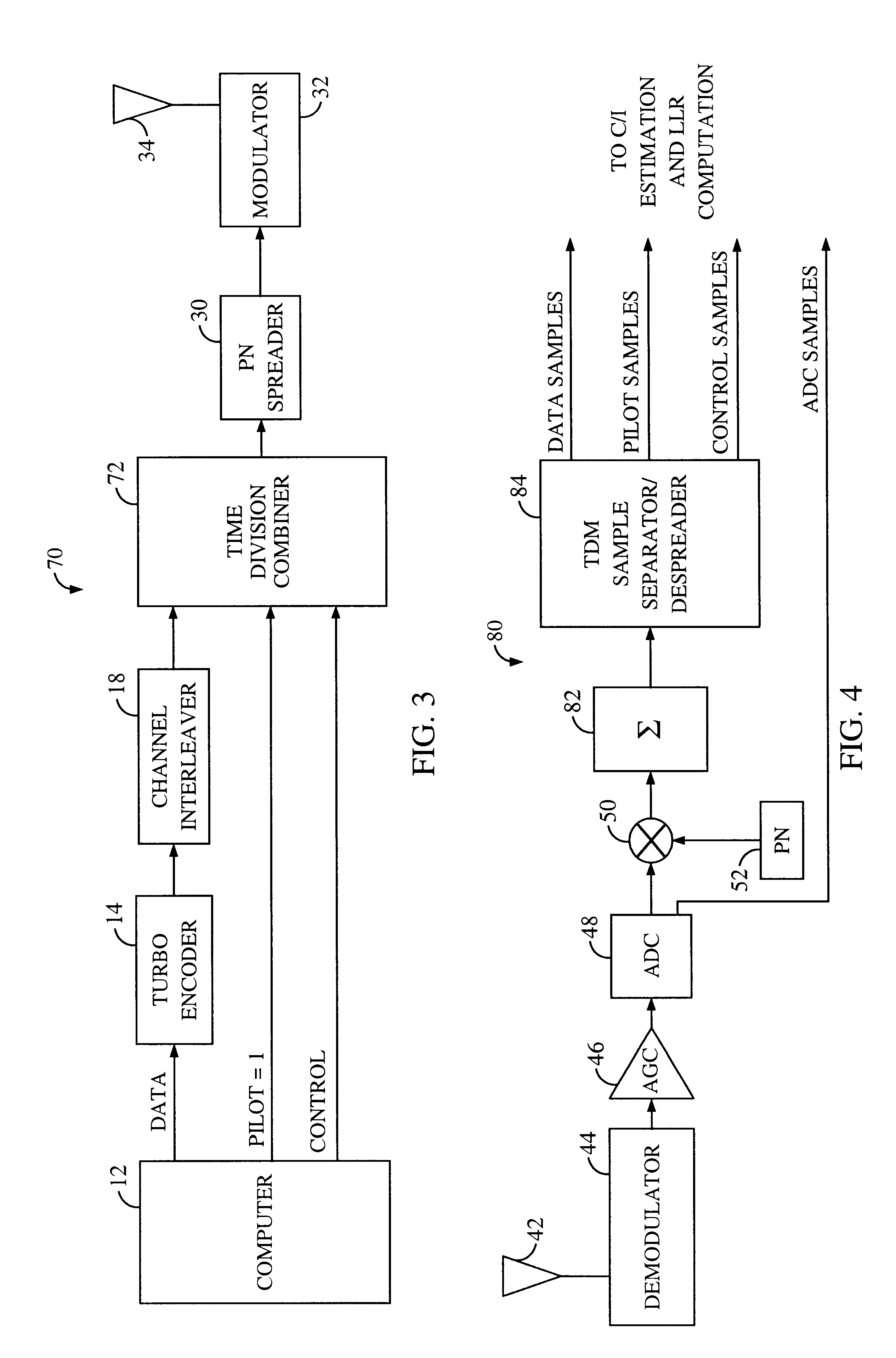 System and method for performing accurate demodulation of turbo-encoded signals via pilot assisted coherent demodulation