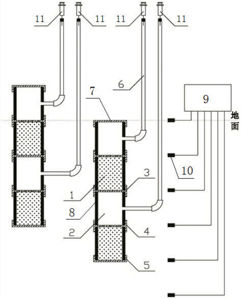 In-situ monitoring soil freeze-thaw device and method for measuring soil carbon loss based on the device