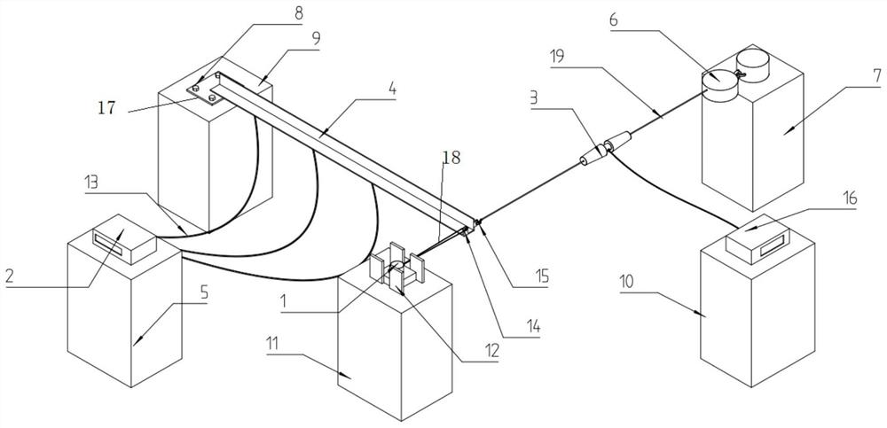 Device for testing mechanical property of power transmission tower angle steel reinforcing piece