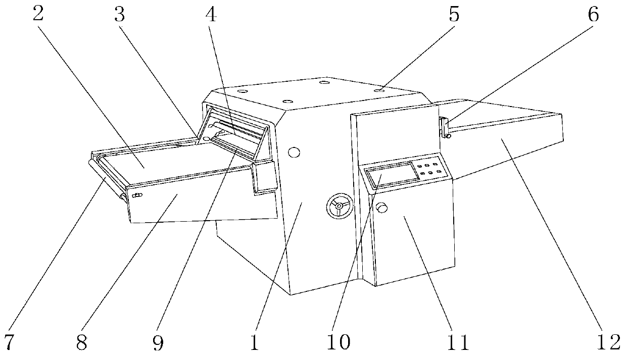 Cloth bonding device with pressing function for cloth production