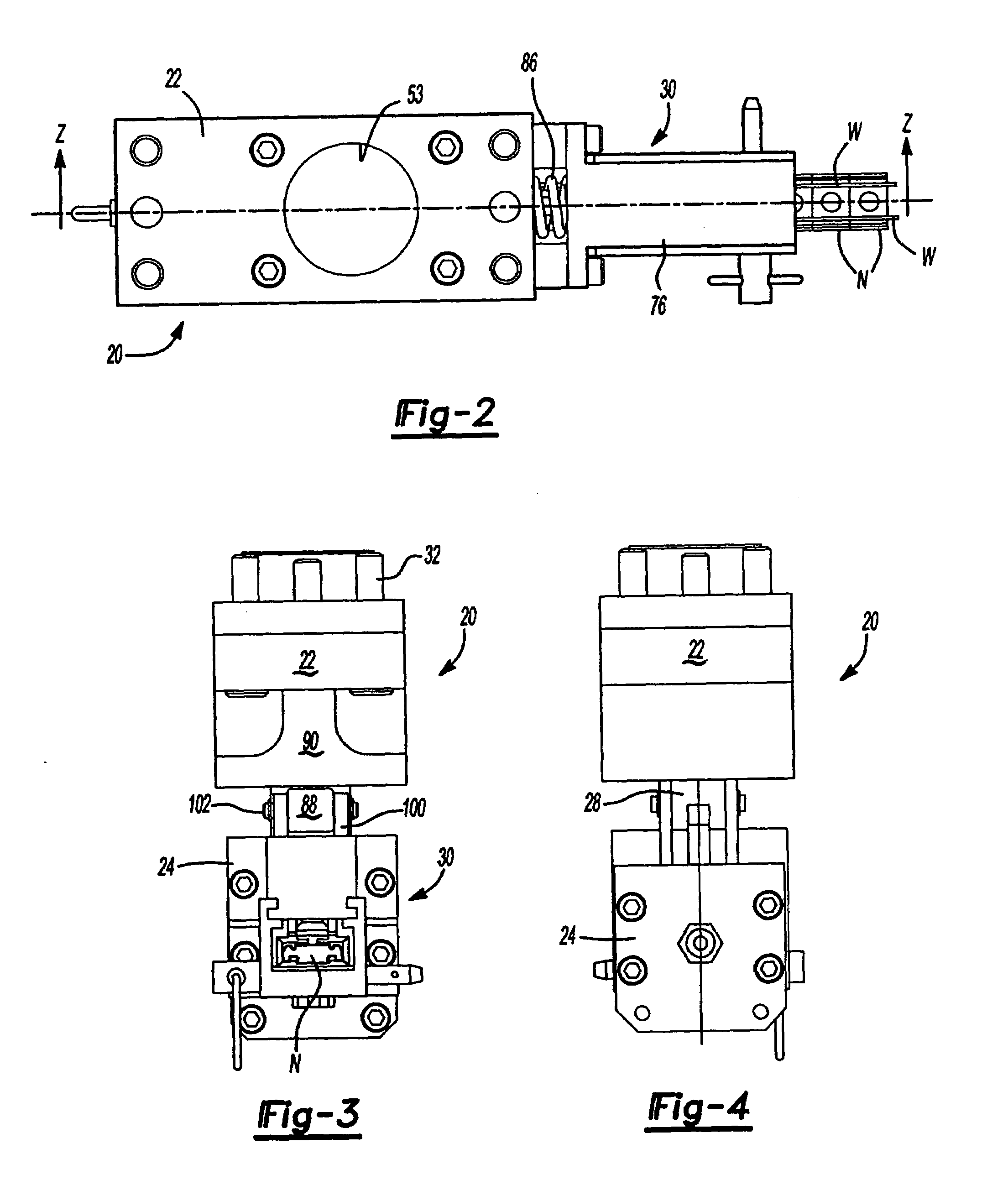 Method of feeding and installing self-attaching nuts