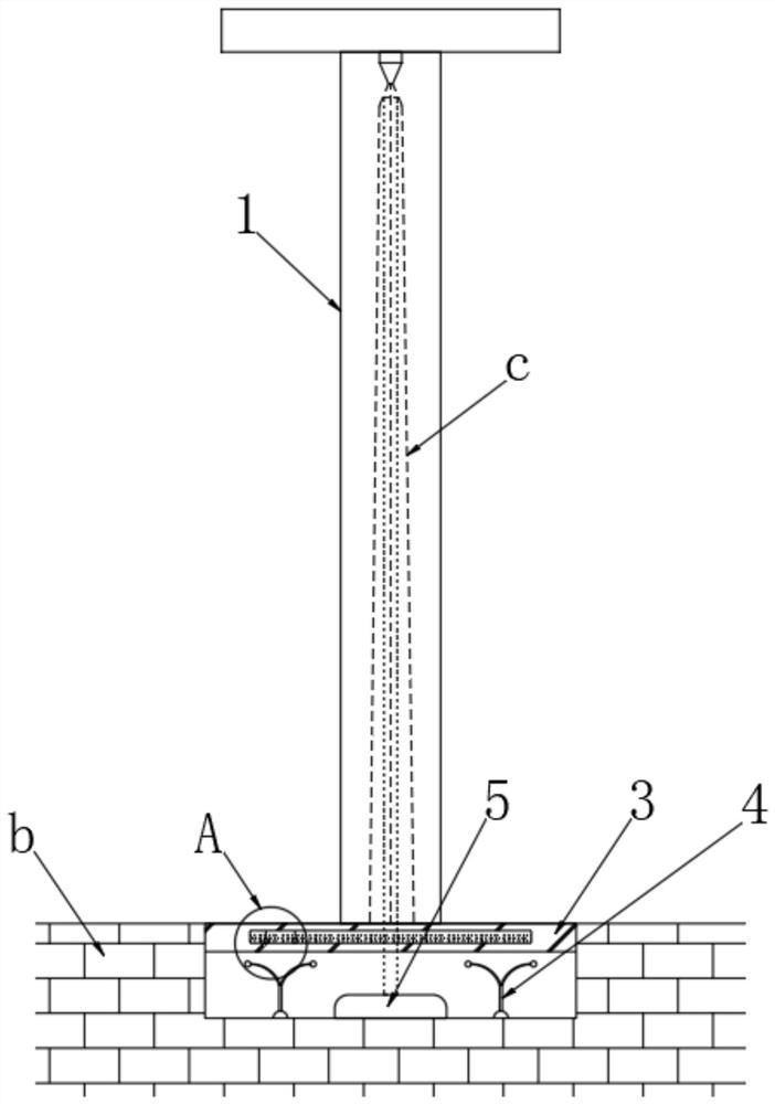 Crossroad light fog type vehicle guiding device based on intelligent traffic