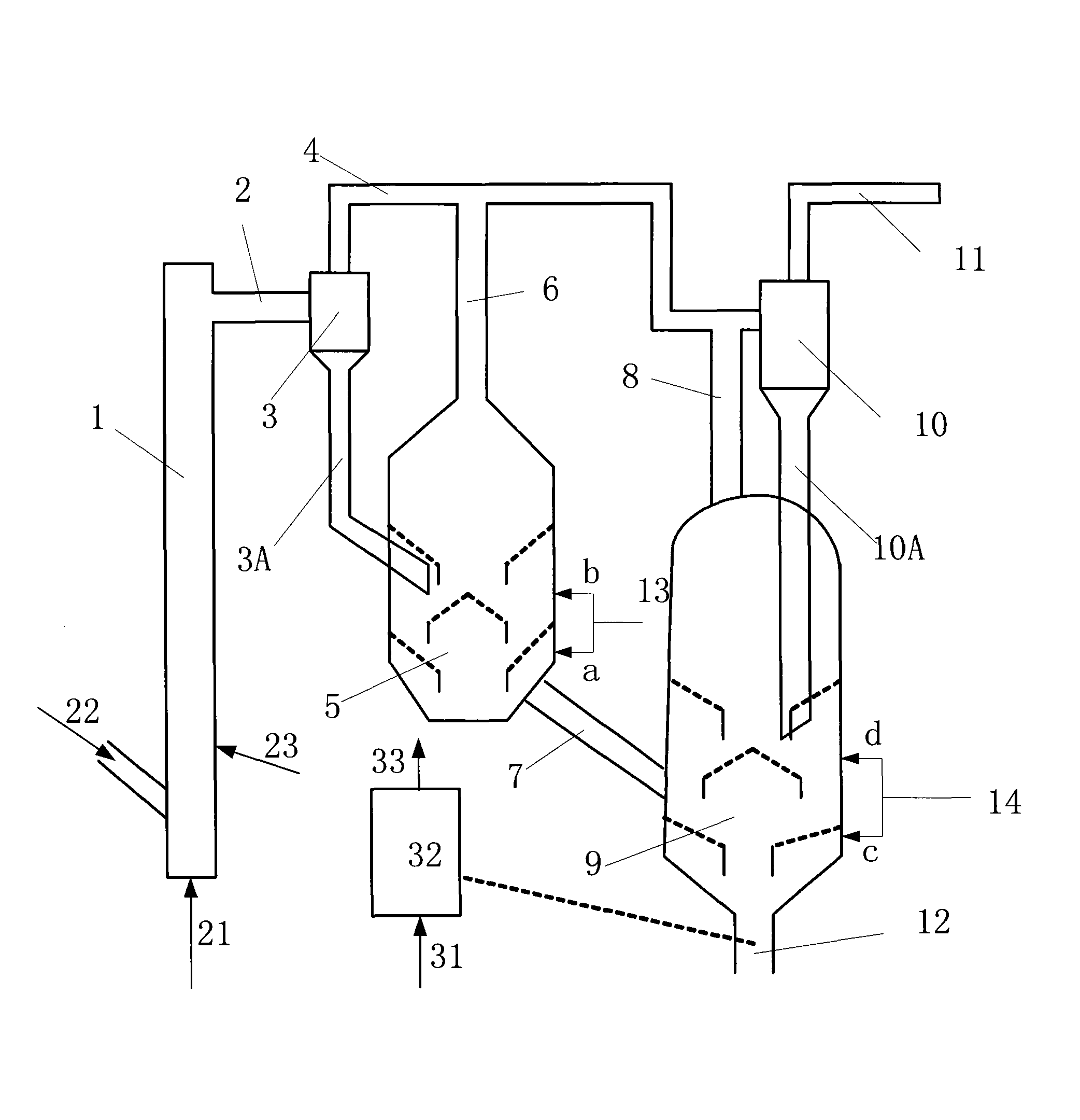 Fluid catalytic cracking gas-oil separating and stripping device and method thereof