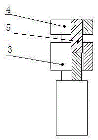 Rotary column type portal crane slewing anchoring device