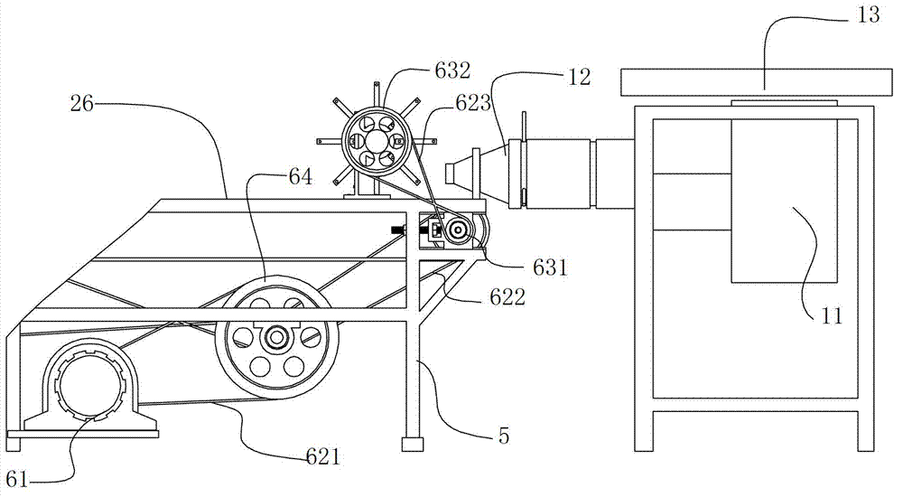 Rice cake processing device and making method of rice cake