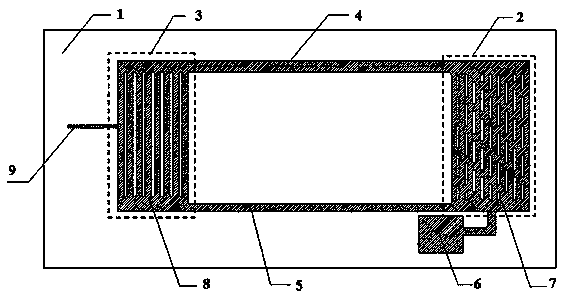 Micro cooling device of silicon-substrate capillary pump loop
