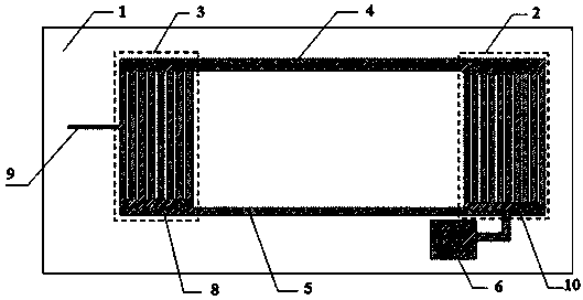 Micro cooling device of silicon-substrate capillary pump loop