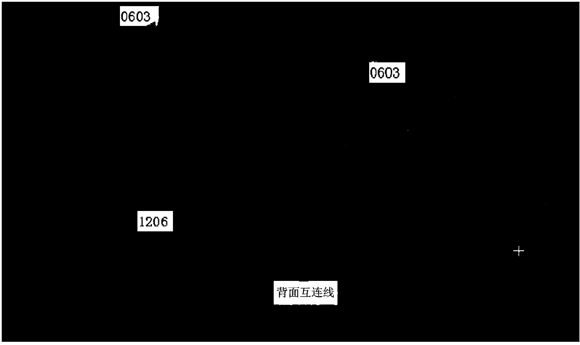 Wiring method for double-face printed circuit board