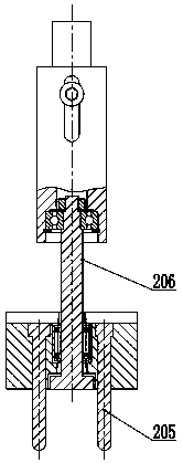 Automatic assembling machine for piston cooling nozzle