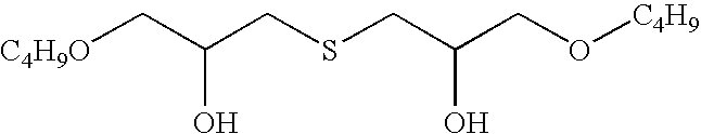 Bis(3-alkoxyalkan-2-ol) sulfides, sulfones, and sulfoxides: new surface active agents