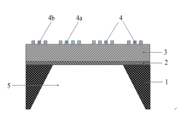 Structure of surface acoustic wave device on basis of flexible substrate and manufacturing method of surface acoustic wave device