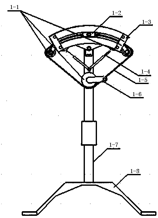 A device for measuring the displacement of the driving rod